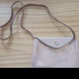 Women’s Metallic Rose Crossbody Bag